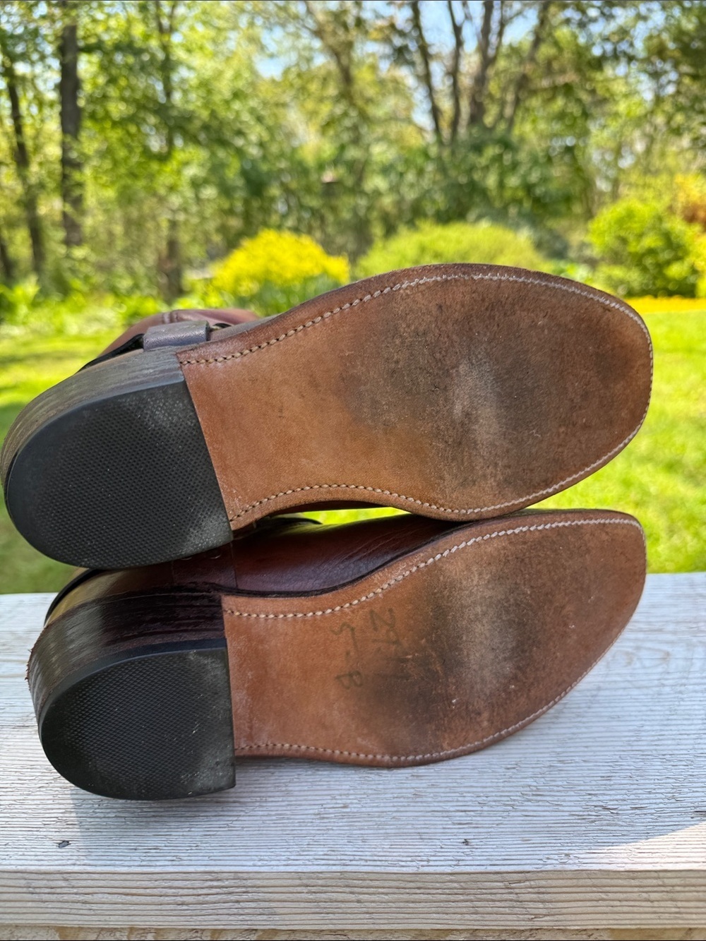 Vintage Made in USA Frye
Brown Leather Harness Boots - Picture 10 of 13